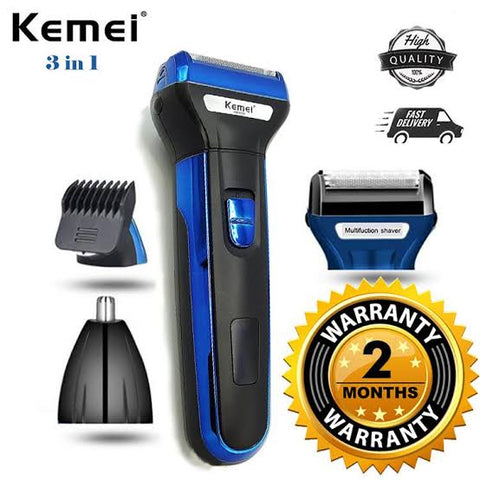 kemei 3in1 Shaving Machine *discount on quantity* Orignal Shaving Machine 3 In 1 Rechargeable Hair Clipper Shaver beard Styling Trimmer Hair Removal machine for men
