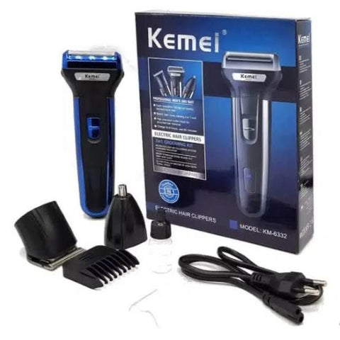 kemei 3in1 Shaving Machine *discount on quantity* Orignal Shaving Machine 3 In 1 Rechargeable Hair Clipper Shaver beard Styling Trimmer Hair Removal machine for men