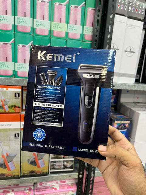 kemei 3in1 Shaving Machine *discount on quantity* Orignal Shaving Machine 3 In 1 Rechargeable Hair Clipper Shaver beard Styling Trimmer Hair Removal machine for men